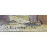 Tableau \"Ruines à Rome\" signé M. BLANCHET 49
