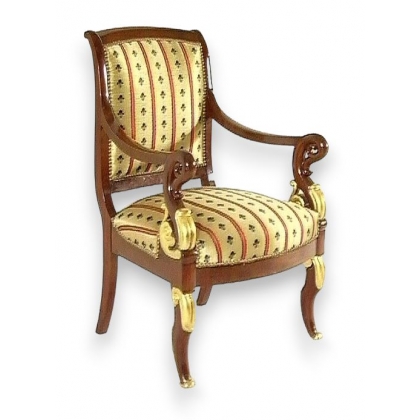 Restoration style armchair.