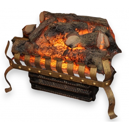 Corbeille d\'âtre électrique en fer