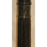 Colonne cannelée en marbre vert