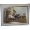 Paintings | Painting: ‘Farm with Horses’. Moinat SA  – Antiques and home décor