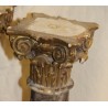 Colonne en marbre brèche rouge