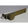 Engraved brass penholder and inkwell