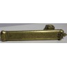 Engraved brass penholder and inkwell