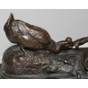 Inkwell with geese, signed E. FRÉMIET