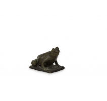 Grenouille en bronze