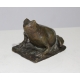 Grenouille en bronze