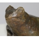 Grenouille en bronze