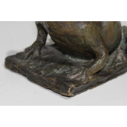 Grenouille en bronze