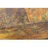 Tableau "Vue d'Alsace" en marqueterie et peinture