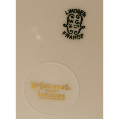 Assiette en porcelaine de Limoges