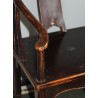 Paire de fauteuils chinois fer à cheval
