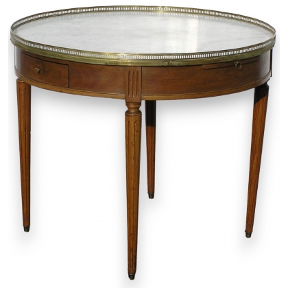  Guéridon - table bouillotte ronde Louis XVI. sur  Moinat SA  - Antiquités décoration
