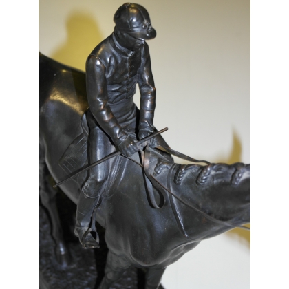 Bronze ‘Racing Horse’. at  Moinat SA  – Antiques and decorative items