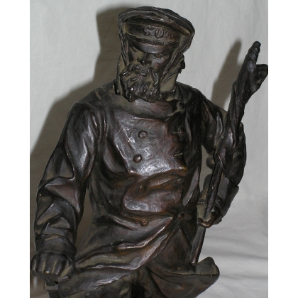 Bronze ‘Chemineau’, signed. at Moinat SA – Antiques and decorative items