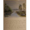 Aquarelle "Erlach" signée JP RÉMON