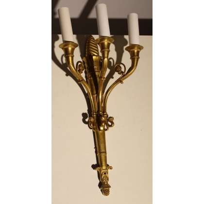 Set of 4 Empire-style wall lights by  Moinat SA  - Antiques and home décor