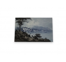 Gravure "Vue de Vevey" par JENNY