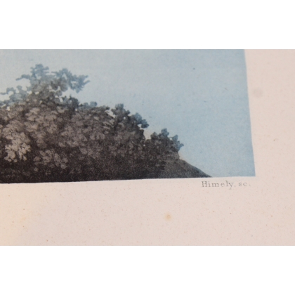 Engraving ‘View of Vevey’ by JENNY