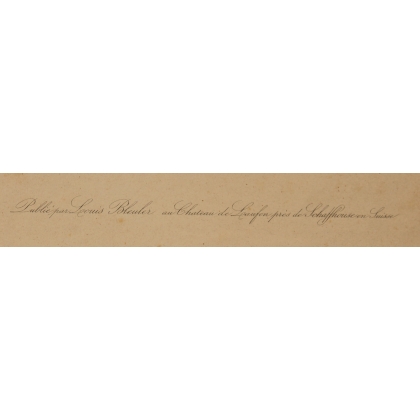 Gravure "Vue de Genève" par JENNY