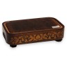 Rectangular inlaid clock base