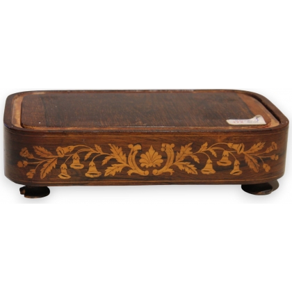 Rectangular inlaid clock base