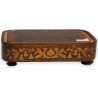 Rectangular inlaid clock base