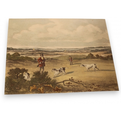 Engraving ‘Shooting Plate II’ by D. WOLSTENHOLME