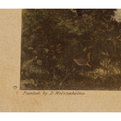 Gravure "Shooting plate II" par D. WOLSTENHOLME