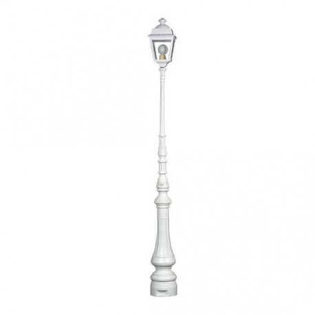 Lampadaire Vallage en fonte et lanterne Villandry