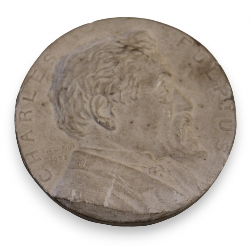 Médaille en plâtre \"Charles FULPIUS\"