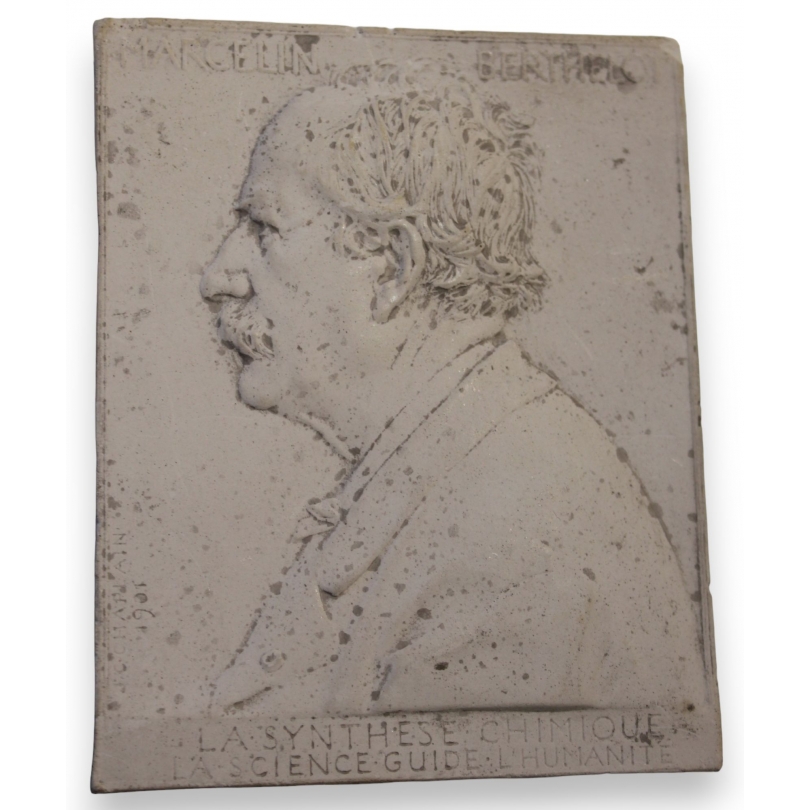 Plâtre rectangulaire \"Marcelin BERTHELOT\"