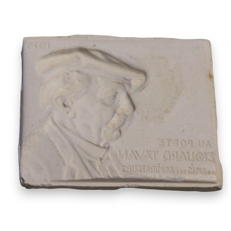 Plâtre rectangulaire \"Edouard TAVAN\"