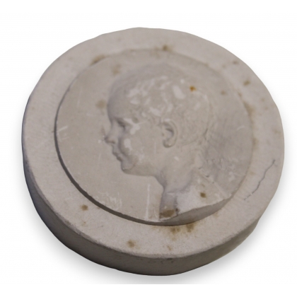 Médaille en plâtre \"Michel\"