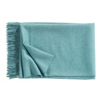 Plaid Puro en laine d'Alpaga coloris Bleu Fjord