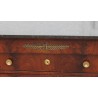 Commode Empire en acajou, dessus marbre
