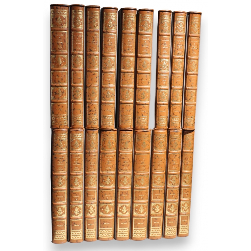 A collection of illustrated plates on the sciences, 18 volumes