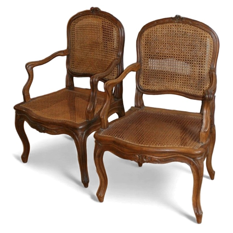 Pair of Louis XV armchairs. From  Moinat SA  - Antiques and interior design