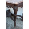 Regency-style game table with lattice decoration