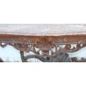 Regency-style game table with lattice decoration
