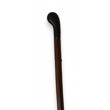 Walking stick with a horn pommel