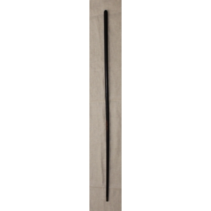 Canne simple en bois noirci