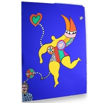 Poster "Jean in my Heart" signé Niki DE ST. PHALLE