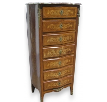 Louis XV style chest of 7 draw