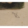 Gravure "Nid d'épeichette" signée Robert HAINARD