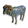 Mouflon en bronze cloisonné