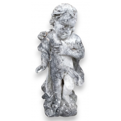 Cherub carved from Vicenza stone