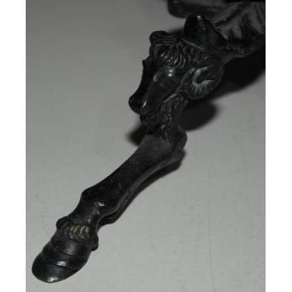 Porte montre en bronze \"Hibou\"