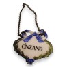 Collier de bouteille émaillé \"Cinzano\"