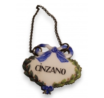 Collier de bouteille émaillé "Cinzano"